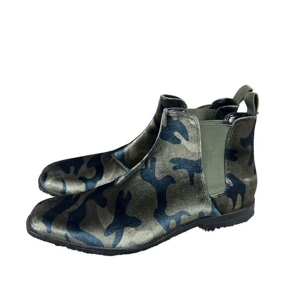 Aldo Men’s Velvet Camo Boots - Picture 1 of 9